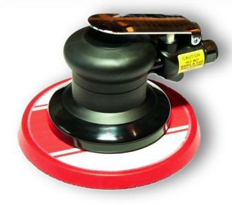 Druckluft Exzenterschleifer 150mm Klett ungelocht 5mm Hub 12.000 U/min