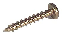 Reisser 9203S220500454 R2 Pan Head Pozi Yellow Coated Woodscrew 200-Pieces, 5 mm Diameter x 45 mm Length