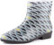 Ladeheid Kurze Gummistiefel Damen Elegant Regenstiefel Damen mit Muster LAZT201802 (Grau/Regenschirme 104M, 41 EU)