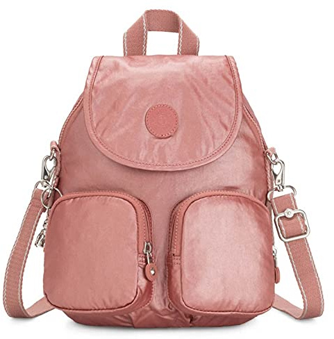 Kipling Firefly Up Women’s Backpack, Red (Metallic Rust), 22x31x14 Centimeters (B x H x T)