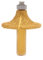 BE-TOOL Mèche à toupie galvanisée pour marbre, pierre, marbre, tige de 1,27 cm, outil de fraisage pour marbre, granit (1 pièce, 10)