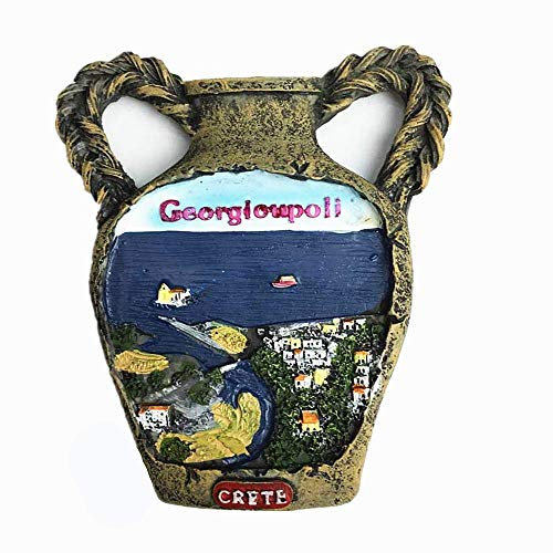 Kreta Griechenland 3D Kühlschrankmagnet Tourist Souvenir Geschenk Haus & Küche Dekoration Magnetaufkleber Kreta Griechenland Kühlschrank Magnet Kollektion