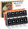 D&C 5x 21ml Black Druckerpatronen Kompatibel für Canon PGI-520 BK für Canon Pixma MX870 Series IP3600 Series IP4600 Series IP4600X IP4700 MP540 MP550 MP560 MP620 Series MP630 MP640 Series MP640R MP980