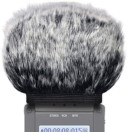SUNMON Mikrofon-Windschutzscheiben-Muff, für Zoom H4N Pro, tragbare Digital-Recorder – Outdoor-Mikrofon-Windschutzscheiben-Windschutz, Pop-Filter