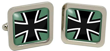 Gift Shop Eidgenössisches Verteidigung Streitkräfte von Deutschland (Bundeswehr) Quadratische Manschettenknöpfe in Box