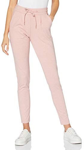ICHI IHKATE PA2 Damen Sweathose Sweatpants Relaxhose mit Stretch Schmaler Schnitt mit Elastikbund, Größe:L, Farbe:Rose Smoke MLG (12524)