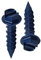 DOJA Industrial | Viti per Cemento 6,5x32 | 50 Pezzi | Testa Piatta per Calcestruzzo | Chiodi Acciaio Zincato | Torx | Usi: Muro, Legno, Fissaggio