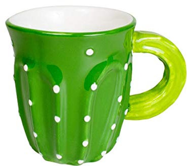 Blond Amsterdam Mug cactus 0,35L Collection Paradis – Tasse en céramique 3D – Design tropical – Cadeau original et estival – Vaisselle déco