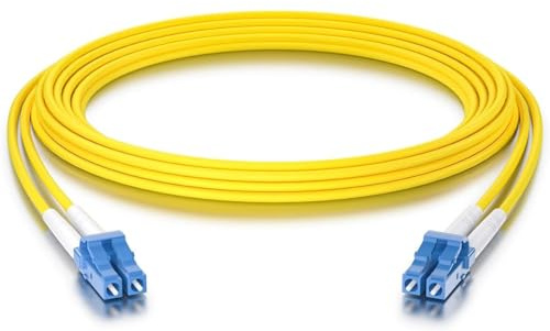 10Gtek [4 Pack] OS2 LC à LC Câble Fibre Optique 10m, 9/125 Monomode Duplex Jarretière Optique LSZH pour SFP, 10G SFP+, Convertisseur de Média, Longueur: 0.5m à 50m