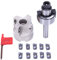 Ahvqevn C12 FMB22 + 400R Fresa per Spianatura Frontale Ad Angolo Retto 50Mm + 10 Pezzi Inserti nel Metallo Duro APMT1604 con Chiave per Utensile di Fresatura