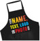 lepni.me Delantales Personalizados Para Mujeres o Para Hombres, Con su Nombre, Foto o Logotipo Regalos Para Parejas Amantes de la Barbacoa, la Cocina o el Dibujo
