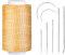 250M Waxed Thread, 150D Sewing Cord, Leather Needles - Upholstery Repair Kit for Bookbinding, Shoe Repairing, Leather Projects - Natural Colour