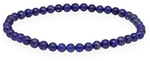 Lebensquelle Plus Mini Kugelarmband | 4mm | Hochwertiges Edelsteinarmband (Lapislazuli)