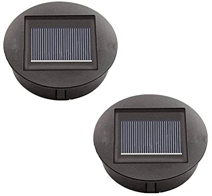FROVOL Smart Garden Solar Powered Replacement Round Led Light Box Solar Battery Poly Cells Li-Ion Battery Solar Charger Box