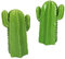 Ritzenhoff & Breker 2er Set Deko-Kaktus Cereus hellgrün I Höhe 16 cm I aus Porzellan I Dekoration für drinnen I Deko-Figur