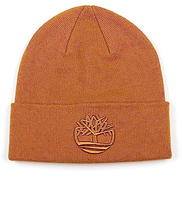 Timberland Herren Tonal 3D Embroidery Beanie-Mütze, Weizen, Einheitsgröße