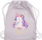 Turnbeutel Rucksack - Einhorn Geschenk Einhörner I Unicorn - Unisize - Pastell Rosa - personalisierte geschenke mädchen einhornrucksack unicorns with beutel wechselbeutel kita kinderturnbeutel