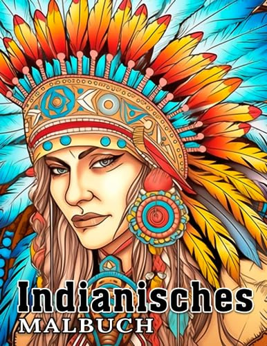 Indianisches Malbuch: 30 Native American Line Friends Charakter-Illustrationen von hoher Qualität und Einzigartigkeit. Perfekte Geschenke für deine Liebste/deinen Liebsten.