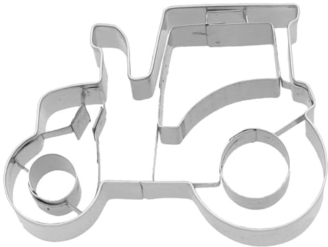 Birkmann, Ausstechform Traktor, 7,5 cm, Edelstahl, mit Innenprägung, hochwertige Qualität
