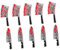 FRCOLOR 10pcs Decor Nail Art Supplies Metal Nail Charms Cutters Nail Charm Diy Accessories Halloween Nail Jewelry Halloween Nail Studs Charms Alloy Manicure Stickers