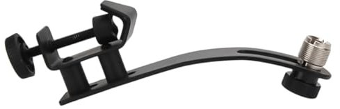ibasenice Soporte Ajustable De Micrófono De Batería Clip Para Instrumentos Abrazadera De Metal Giratorio Montaje Aro De Caja
