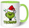 GRAVURZEILE Tazza natalizia stampata - Grinch MiMiMiMi - Personalizzata con nome - Lavabile in lavastoviglie e adatta al microonde - Tazza come regalo per lui e per lei a Natale - Verde con nome