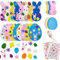 CloverCy 32 Stück Ostern Bastelset Kinder, DIY Osterhase zum Basteln, Ostern Aufkleber Sticker, Osterdeko Kreativsets zum Basteln Handarbeit, Moosgummi Kreativsets für Frühling zum Dekorieren