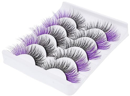 DOITOOL Ensemble De 5 Paires De Faux Pour Un Look Naturel Charmant Et Remarquable Pour Un Maquillage Quotidien