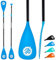 niphean Remo Paddle Surf, 3&4-Piece Detachable Floating Paddle Board Paddles, Adjustable Kayak Paddle, Durable Oars