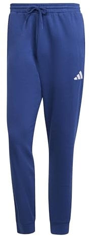 adidas Herren Essentials FEELCOZY Fleece Pant, Dark Blue/White, XXL