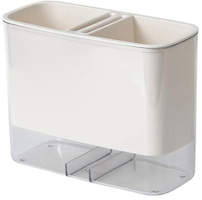 Mumusuki Cesta Escurridora de Cubiertos para Colgar en la Pared, Organizador Multifunción con Aspecto Elegante, Higiénico y Seco