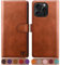 SUANPOT compatible with iPhone 16 Pro 6.3 case with [Credit Card Holder][RFID Blocking],PU Leather Flip Book Protective Cover Women Men for Apple 16 Pro Phone case Light Brown