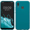 kwmobile Hülle kompatibel mit Huawei P20 Lite Hülle - weiches TPU Silikon Case - Cover geeignet für kabelloses Laden - Petrol matt