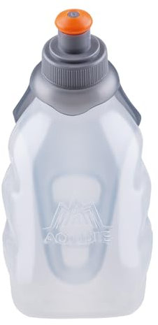 TRIWONDER Gourde Running Sport Bouteilles d'eau Flasuqe Bidon Hydratation pour Sac d'Hydratation Ceinture Marathon (250 ml avec clip)