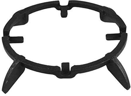 SHOWERORO Gasherdgestell Aus Hochwertigem Material Rutschfest Und Rostfrei Für Wok-pfannen Und Kleine Töpfe Geeignet Praktisches Küchenzubehör in Schwarz