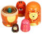 KICHOUSE 1 Satz Matroschka Nistpuppen Handgemachte Tierpuppen Russische Russische Nistpuppe Puppenspielzeug Aus Holz Russische Ornamente Tierische Nistpuppe Wollpuppe Lotusbaum