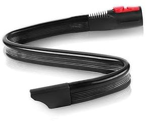 ZaKaBox Flexible crevice nozzle for Dyson V11 V10 V8 V7 hoover flat nozzle accessory with fixation holder start button accessory, Not for V11 Outsize