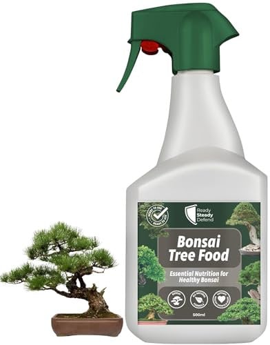 Bonsai Tree Feed Spray 500ml - Natural Bonsai Fertiliser for Vibrant Growth | Bonsai Tree Food for Indoor & Outdoor Plants | Supports Healthy Roots & Lush Foliage | Ideal for Bonsai Tree Care Kits