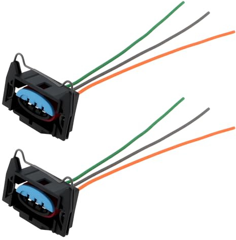 OTOTEC 2 x 3-polige Automobil-Zündspulenstecker 89FG14A464HCB, kompatibel mit Ford Focus Zetec Duratec mit 20 cm Draht