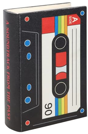 Something Different Wholesale Retro Cassette Tape Storage Box | 80s Style Organiser | Decorative Box for Desk or Trinkets | Soundtrack for the Strange | Gift for Music Fans