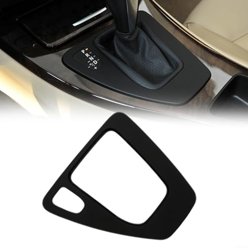 Schaltknauf Blende Schwarz für BMW 3er E90 E92 E93 2012-2015, Ersatzteil 51167155643, Kunststoff Innenraum Verkleidung Direkttausch