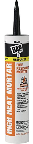 Dap 18854 Mucho calor Mortero sellador - Negro
