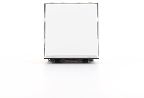 BTicino LN4040 Poussoir Lumineux avec Porte-étiquette Livinglight, 2 Modules, Neutrel