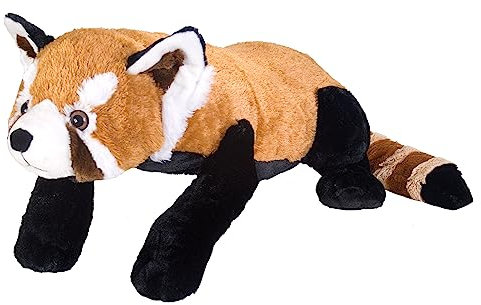 Wild Republic 15945 17956 Jumbo Plüsch Kleiner Panda, großes Kuscheltier, Plüschtier, Cuddlekins, 76 cm