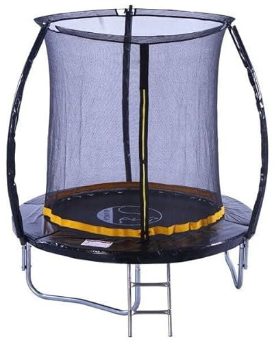 Kanga 6ft Premium Trampoline with Safety Enclosure, Net, Ladder and Anchor Kit (6ft)