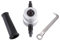 Walfront Blechnibbler, Doppelkopfschneider Metall Blechschneider, Double Head Sheet Metal Nibbler, 360 Grad Einstellbare Power Drill Nibbler, Blechknabber Vorsatz für Bohrmaschine