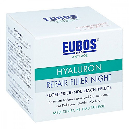 Hyaluron regenerierende Nachtpflege Spar-Set 2 x 50 ml Stimuliert tiefenwirksam und 3-dimensional. Pro Kollagen, Elastin, Hyaluron