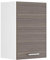 Vicco Hängeschrank R-Line, hängender Küchenschrank, Grau/Weiß, 40 cm