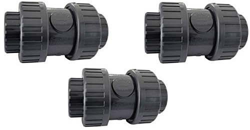Well2wellness Lot de 3 clapets anti-retour coniques en PVC 40 mm