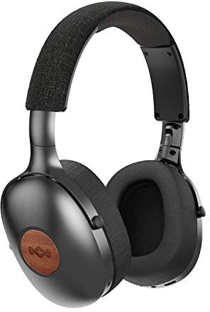Marley Positive Vibration XL Cascos Inalámbricos con Bluetooth – Auriculares de Diadema Plegables con 24 hs de Batería, Control de Volumen, Micrófono Incorporado y Materiales - Negro